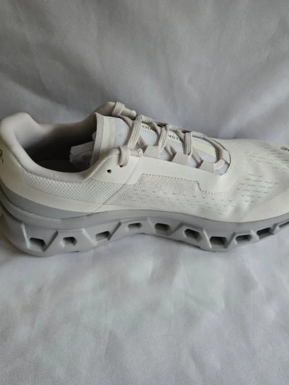 On Cloudmonster Mens Running Shoe Sneakers - White Glacier - Mens  11.5 M NEW